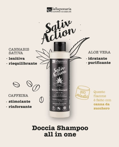 La Saponaria Doccia Shampoo cbd