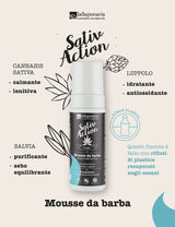 La Saponaria Mousse da barba CBD
