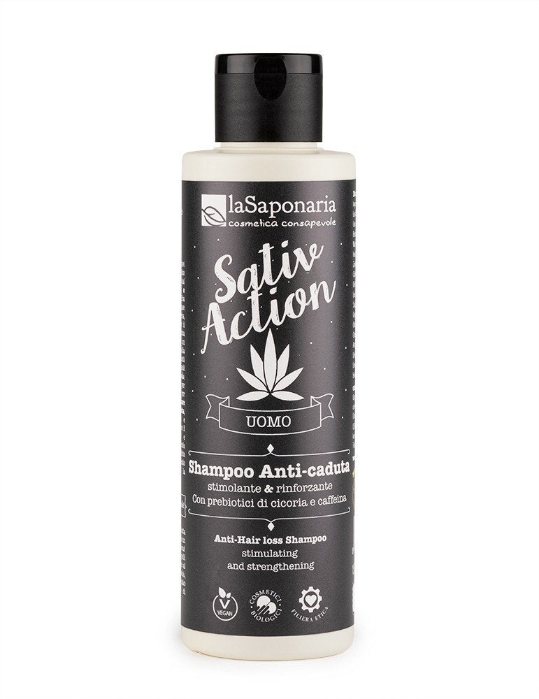 La Saponaria shampoo rinforzante anticaduta Sativ Action
